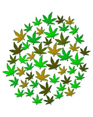 Multi-Pack Blacklight Leaves - 50 Pack