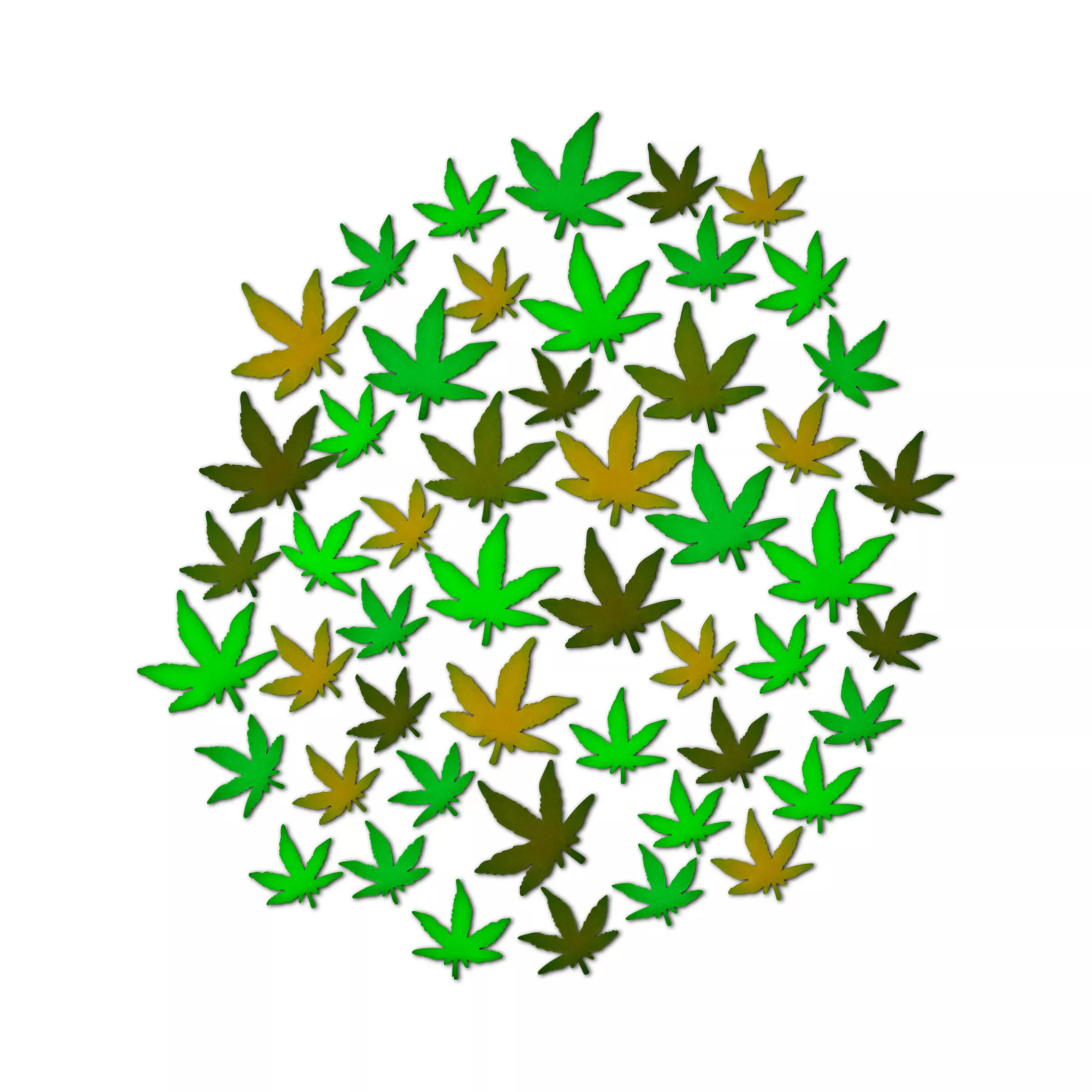 Multi-Pack Black Light Leaves - 50 Pack at Spirit Halloween