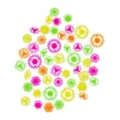 Multi-Pack Black Light Chakras - 50 Pack at Spirit Halloween