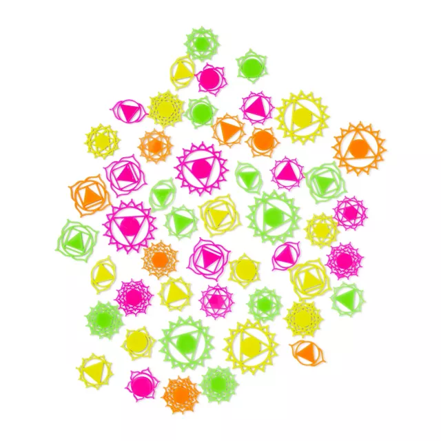 Multi-Pack Black Light Chakras - 50 Pack at Spirit Halloween