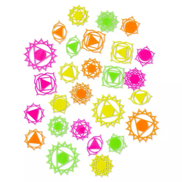 Multi-Pack Black Light Chakras - 50 Pack at Spirit Halloween