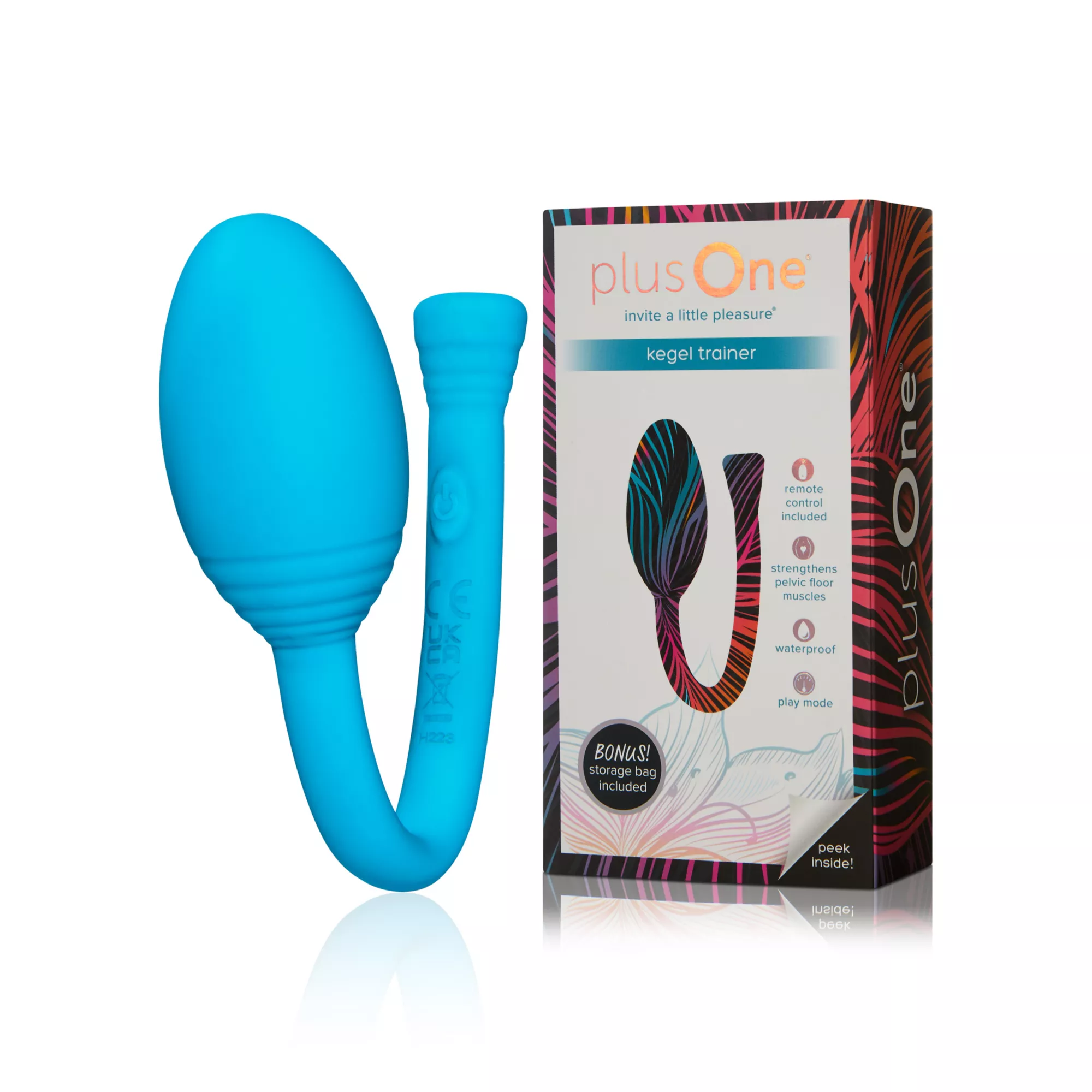 plusOne Kegel Trainer and Wearable Vibrator - 3.2 Inch at Spencer's