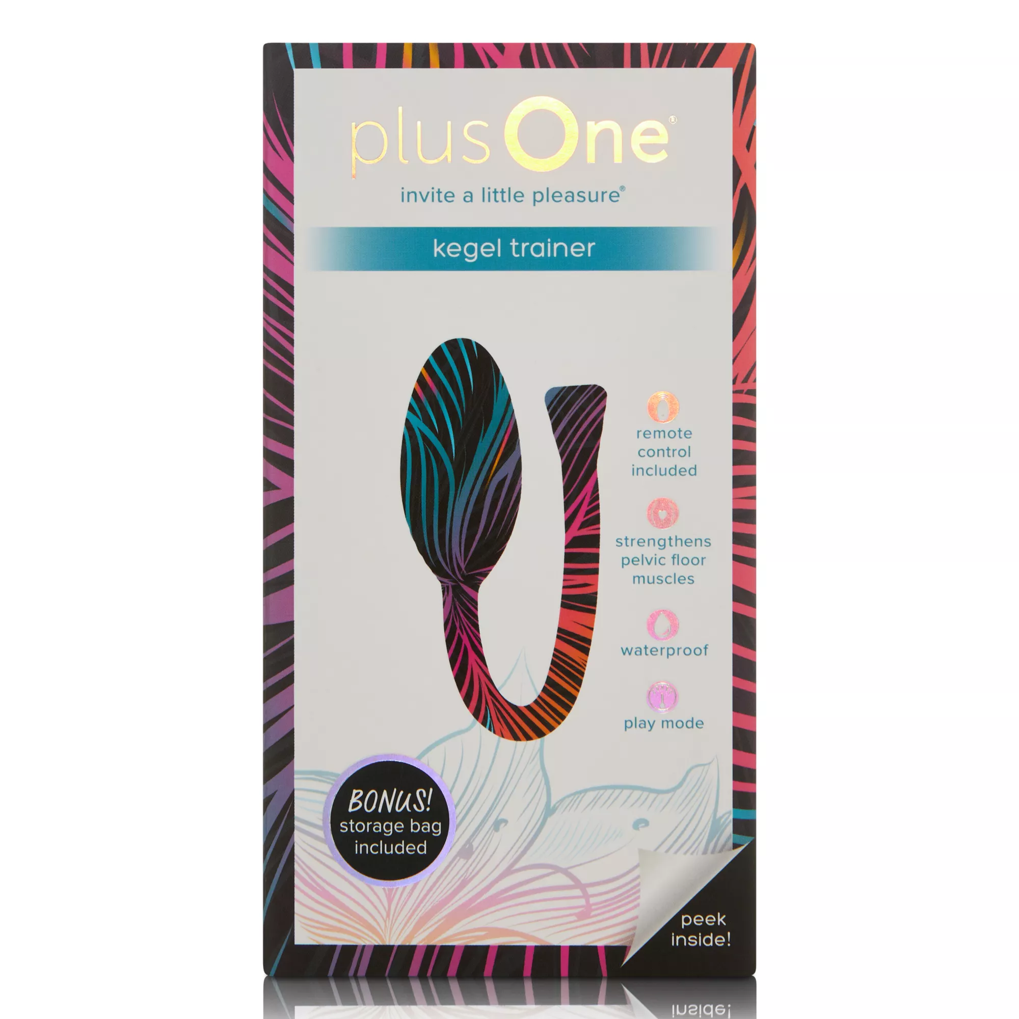 plusOne Kegel Trainer and Wearable Vibrator - 3.2 Inch at Spencer's