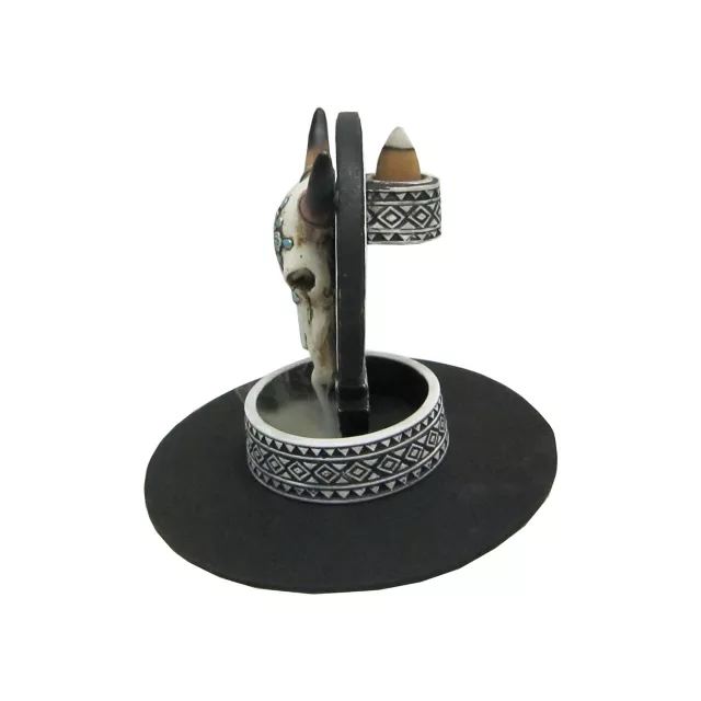 Cow Skull Backflow Incense Burner at Spencer's