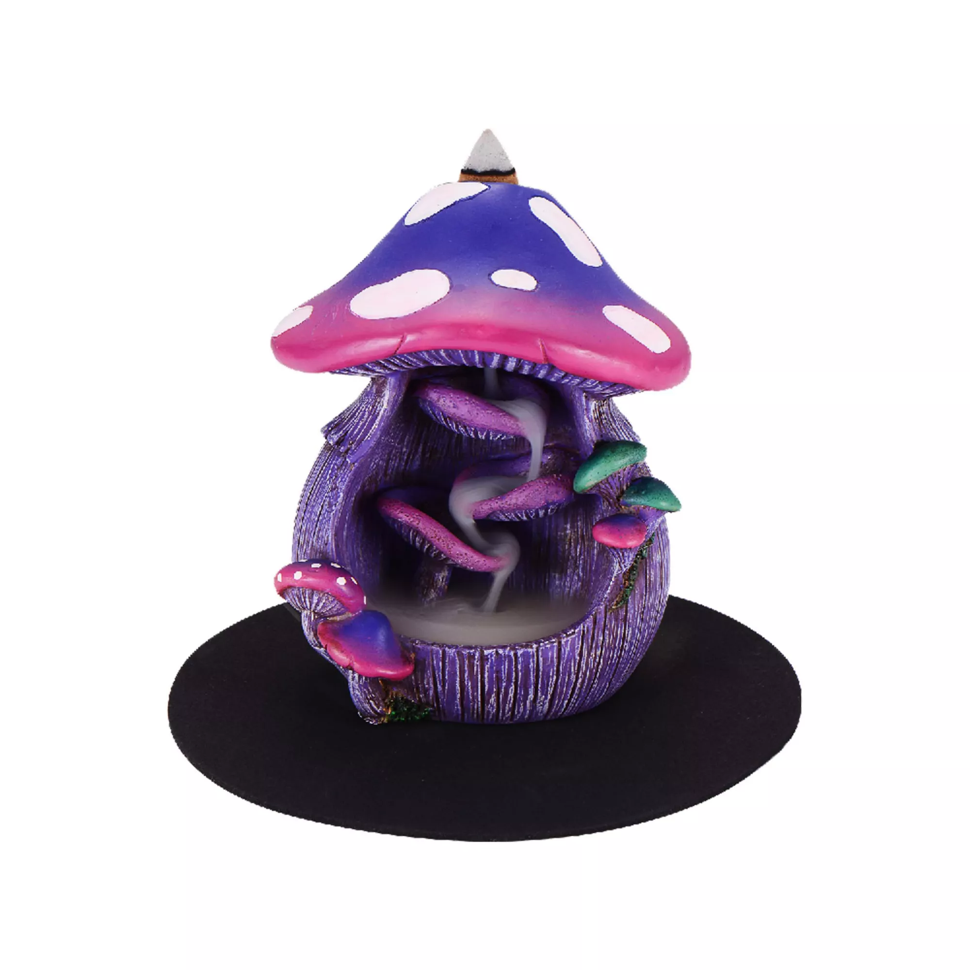 Mushrooms Backflow Incense Burner