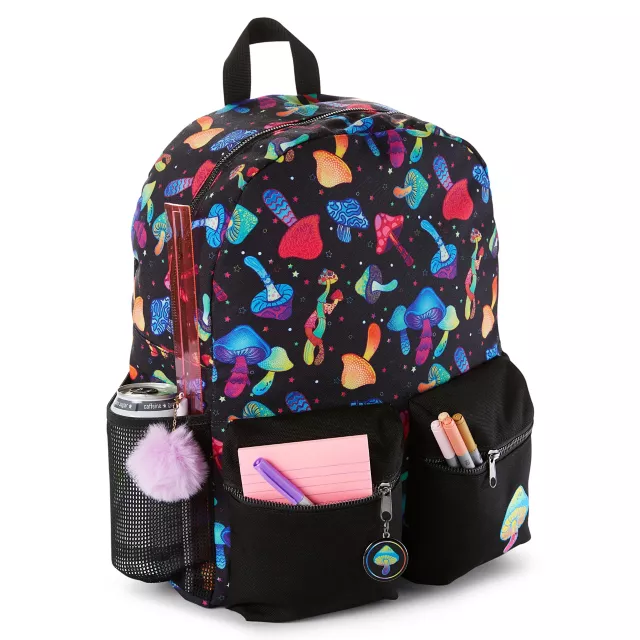 Trippy Mushroom All Over Print Backpack at Spencer's