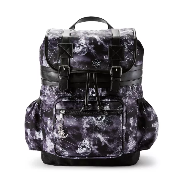 Smoky Celestial Sun and Skull Rucksack Backpack at Spencer's