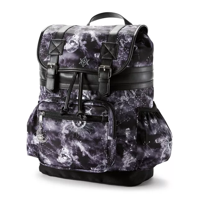 Smoky Celestial Sun and Skull Rucksack Backpack at Spencer's