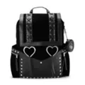 Double Heart Rucksack Backpack at Spencer's