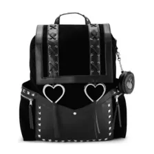 Double Heart Rucksack Backpack at Spencer's