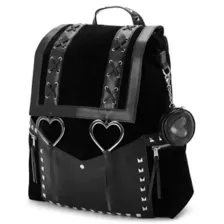 Double Heart Rucksack Backpack at Spencer's