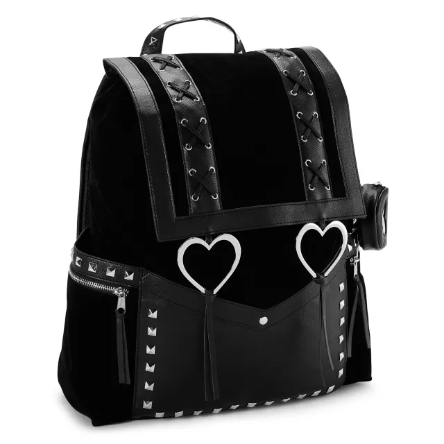 Double Heart Rucksack Backpack at Spencer's