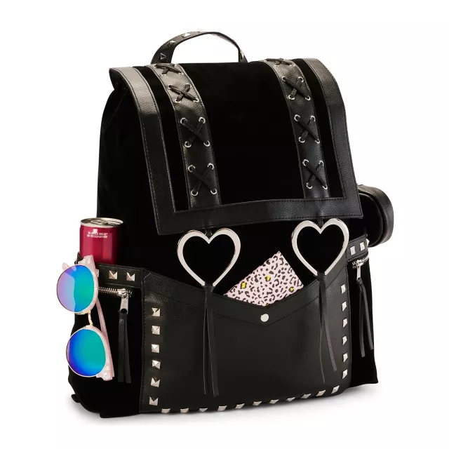 Double Heart Rucksack Backpack at Spencer's