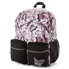 Pink Dancing Butterfly Skeleton Backpack at Spencer's