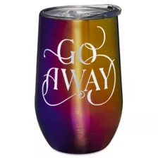 Iridescent Go Away Wine Cup - 16 oz. at Spencer's