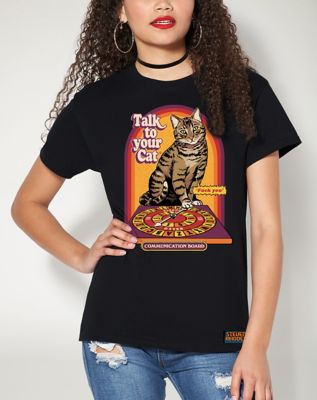 Talk to Your Cat T Shirt - Steven Rhodes - Spencer's