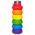 Rainbow Collapsible Water Bottle at Spencer's