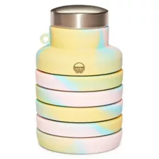 Tie Dye Pastel Collapsible Water Bottle at Spencer's