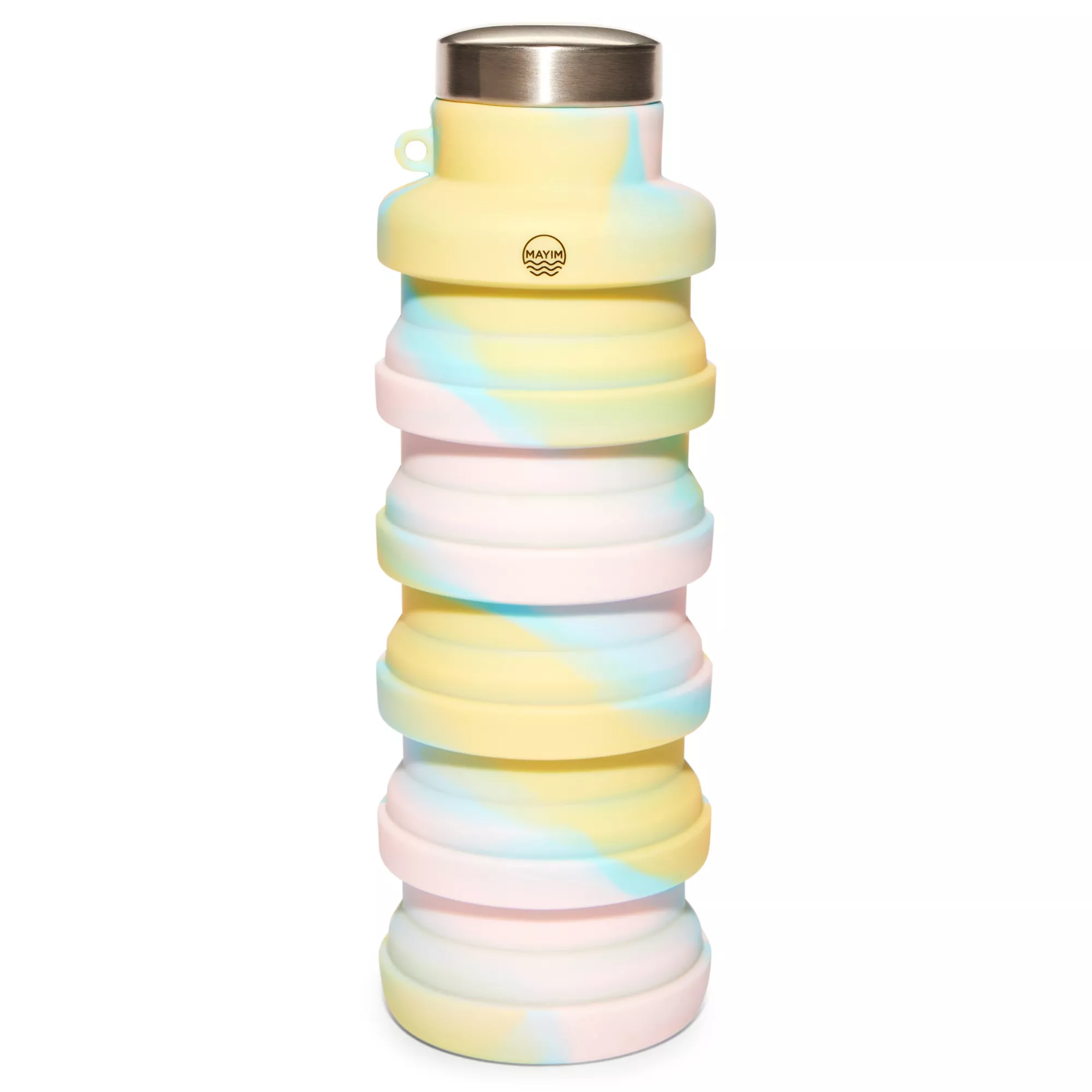 Tie Dye Pastel Collapsible Water Bottle at Spencer's