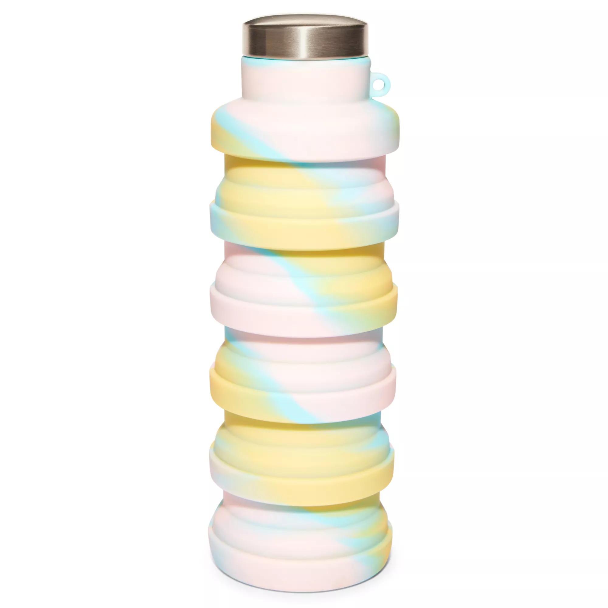 Tie Dye Pastel Collapsible Water Bottle at Spencer's
