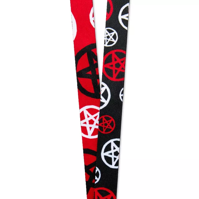 Black and Red Satan's Favorite Lanyard