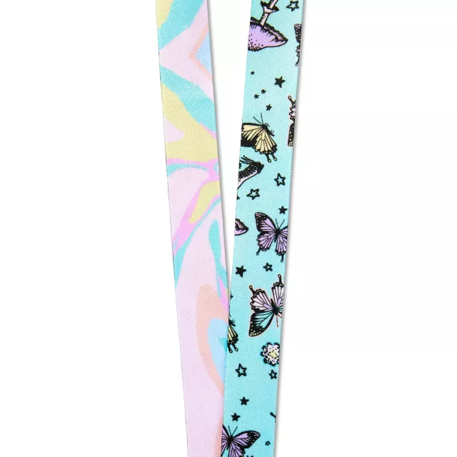 Pastel Eat Me Mushroom Lanyard
