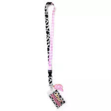 Howdy Fuckers Cow Print Lanyard at Spencer's