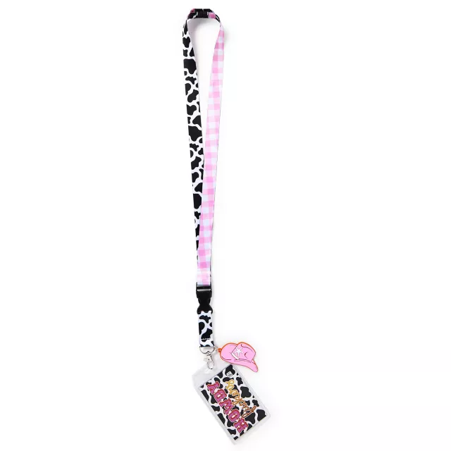 Howdy Fuckers Cow Print Lanyard at Spencer's