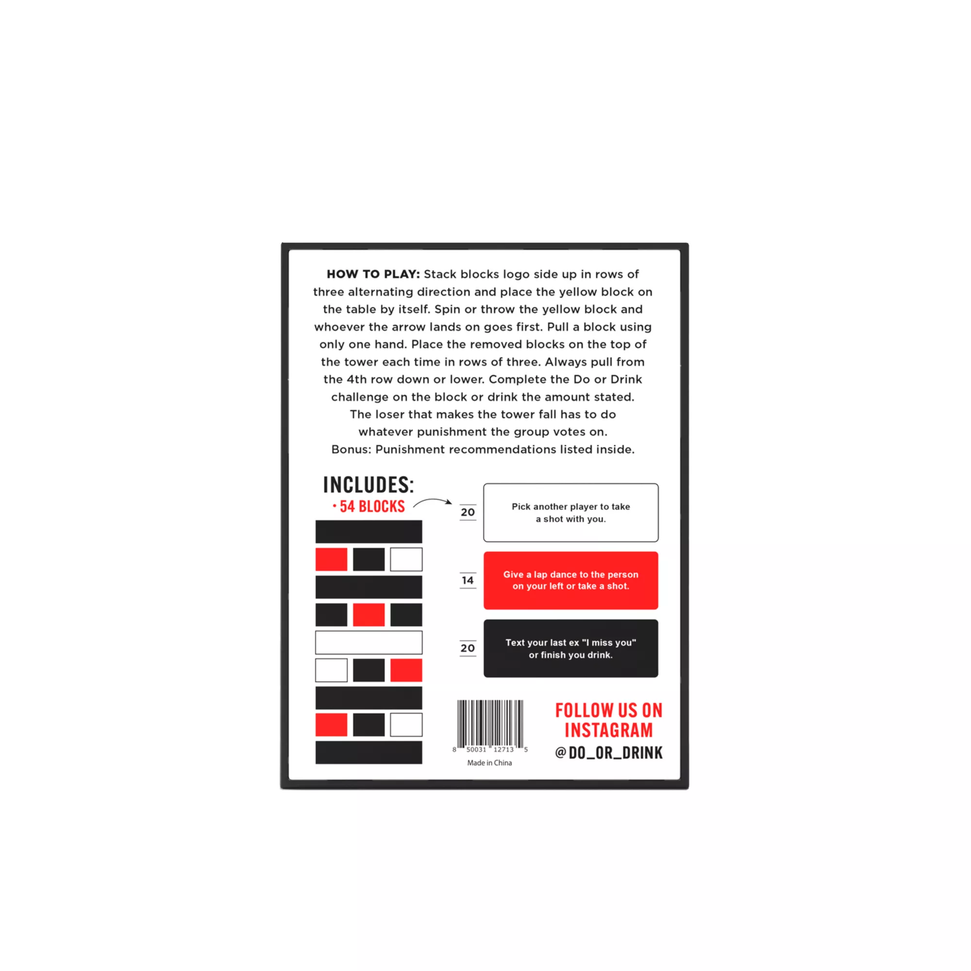 Do or Drink Blackout Tower Game at Spencer's