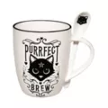 Purfect Brew Mug with Spoon - 12 oz. at Spencer's