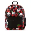 Black Cherry Skull Backpack at Spencer's