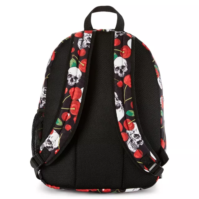 Black Cherry Skull Backpack at Spencer's