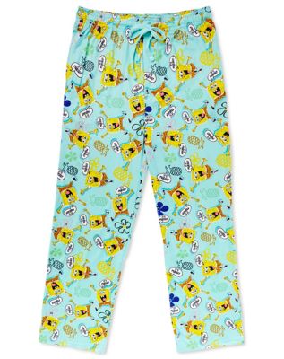 Women's Hoppin' Clams Spongebob Pyjama/Lounge Pants - Blue