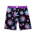Neon Weed Leaf Boxer Briefs at Spencer's