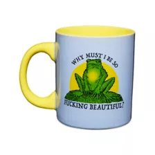 Fucking Beautiful Frog Coffee Mug - 20 oz. at Spencer's