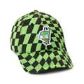 Black and Green Checkered Zim Snapback Hat at Spencer's