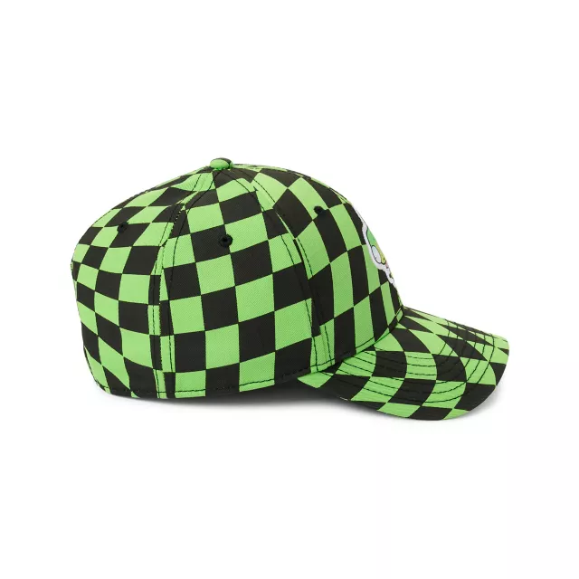Black and Green Checkered Zim Snapback Hat at Spencer's