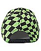 Black and Green Checkered Zim Snapback Hat