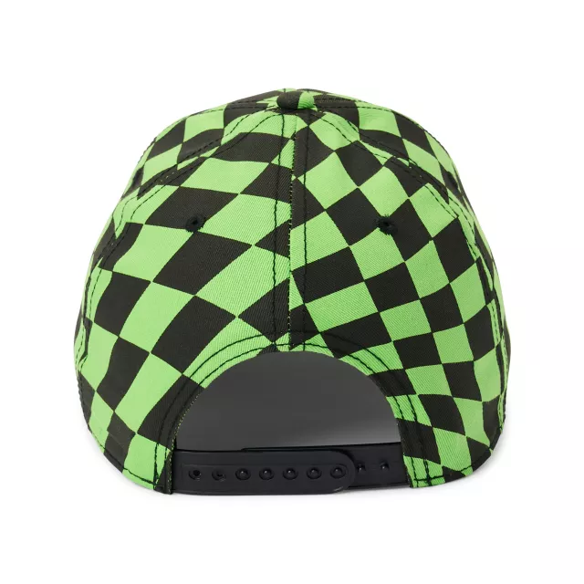 Black and Green Checkered Zim Snapback Hat at Spencer's