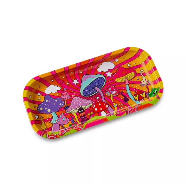 Magic Mushrooms Tray with Lid at Spencer's