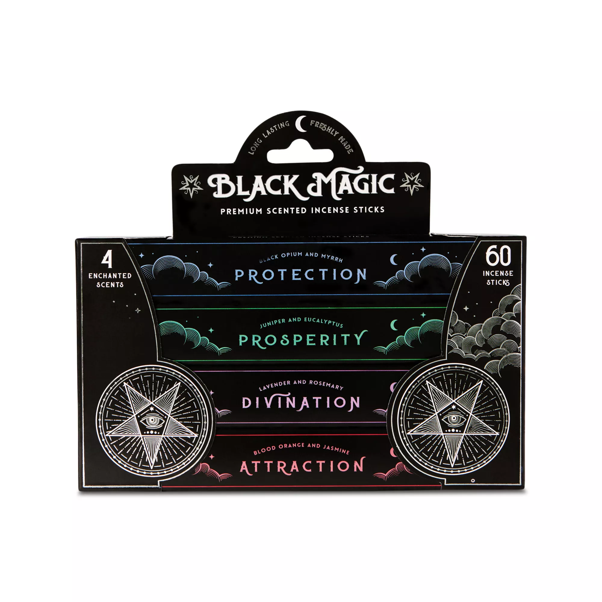 Scented Incense Sticks Variety Pack - 60 Pack