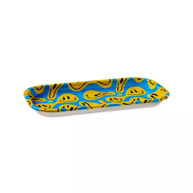 Trippy Smiley Face Tray with Lid at Spencer's