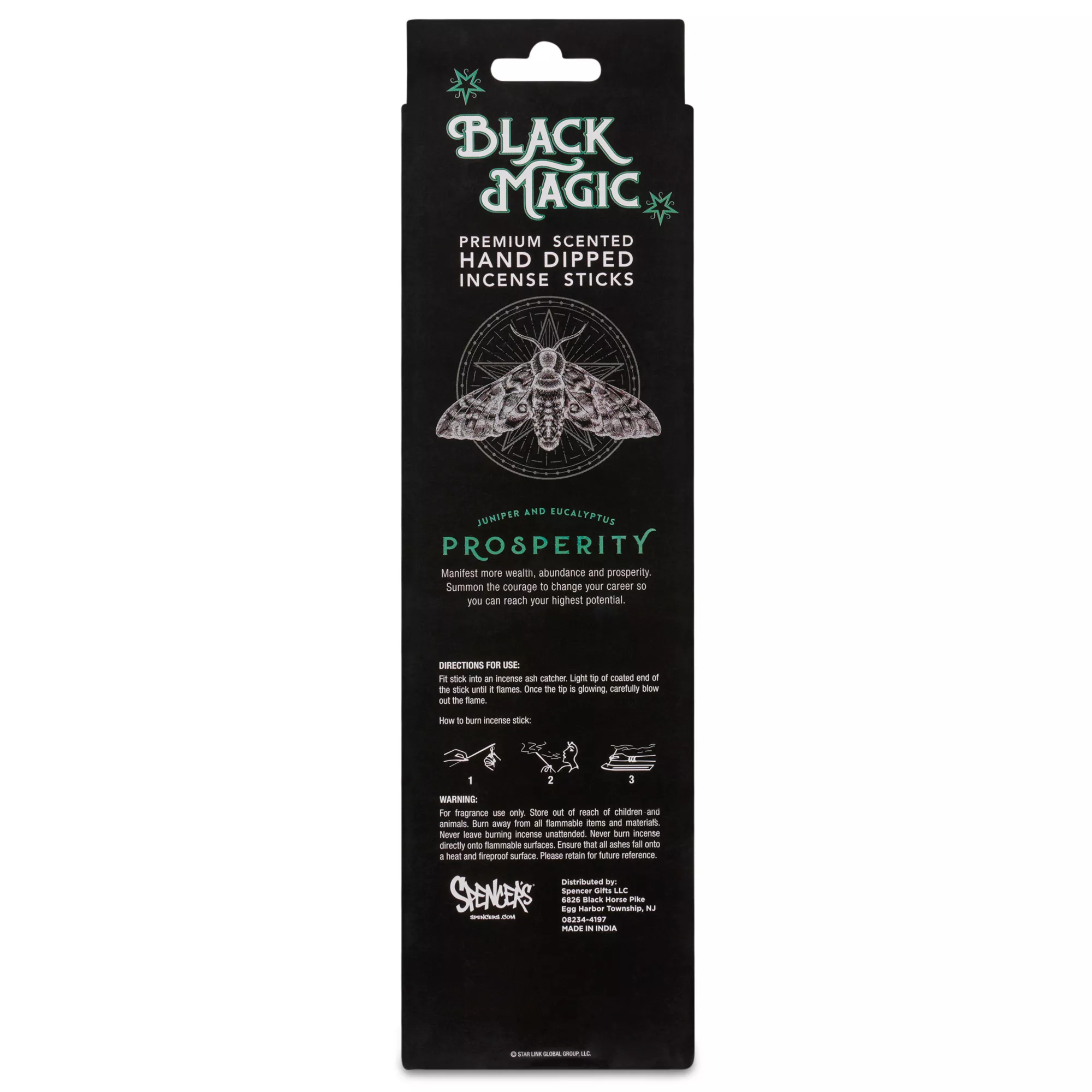 Juniper and Eucalyptus Prosperity Incense Sticks - 100 Pack