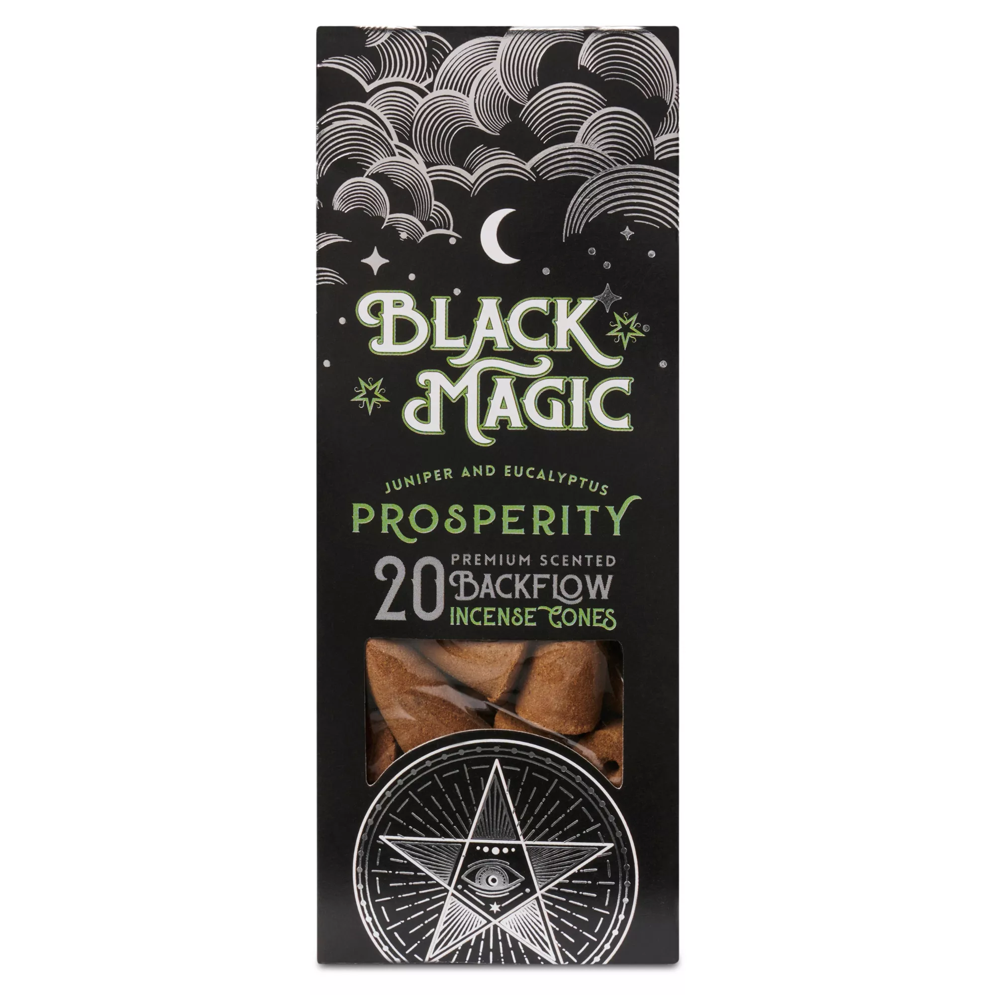 Juniper and Eucalyptus Prosperity Incense Cones - 20 Pack at Spencer's