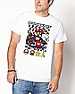 White Mario Kart T Shirt