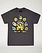 Super Mario Bowser and Friends T Shirt- Nintendo