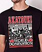 Akatsuki World Domination T Shirt - Naruto Shippuden