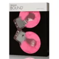 Hot Pink Furry Handcuffs - Pleasure Bound at Spencer's