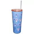 Stitch and Angel Rainbow Cup with Straw 22 oz - Lilo & Stitch at Spencer's