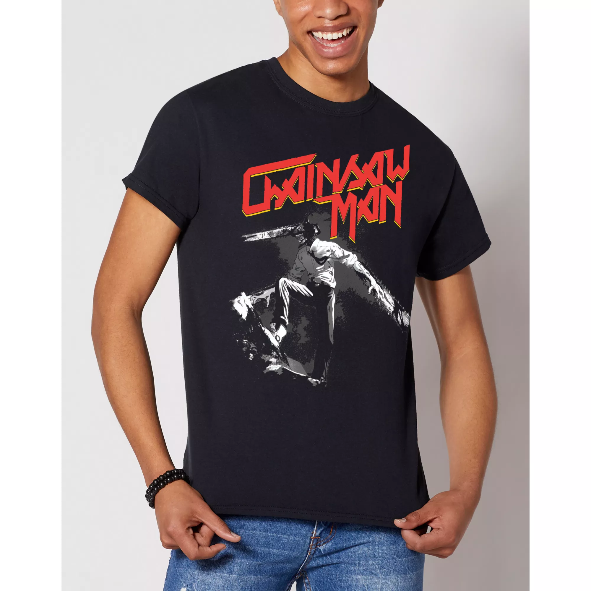 Chainsaw Man Metal T Shirt at Spencer's